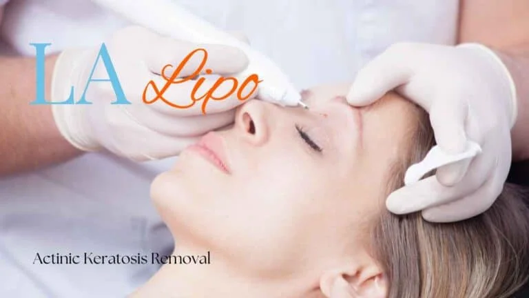 Woman receiving Actinic Keratosis Removal Treatment Acton Green