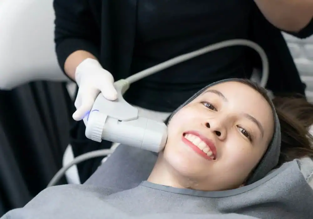 HIFU treatment Acton Green in progress