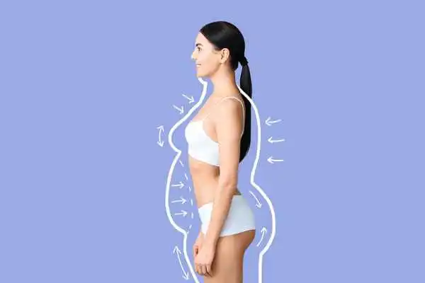 image of woman experiencing fat reduction treatment Acton Green