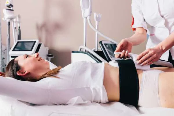 woman having body sculpting to help improve her body image and her mental health Acton Green
